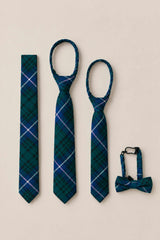 Ties in Emerald Plaid