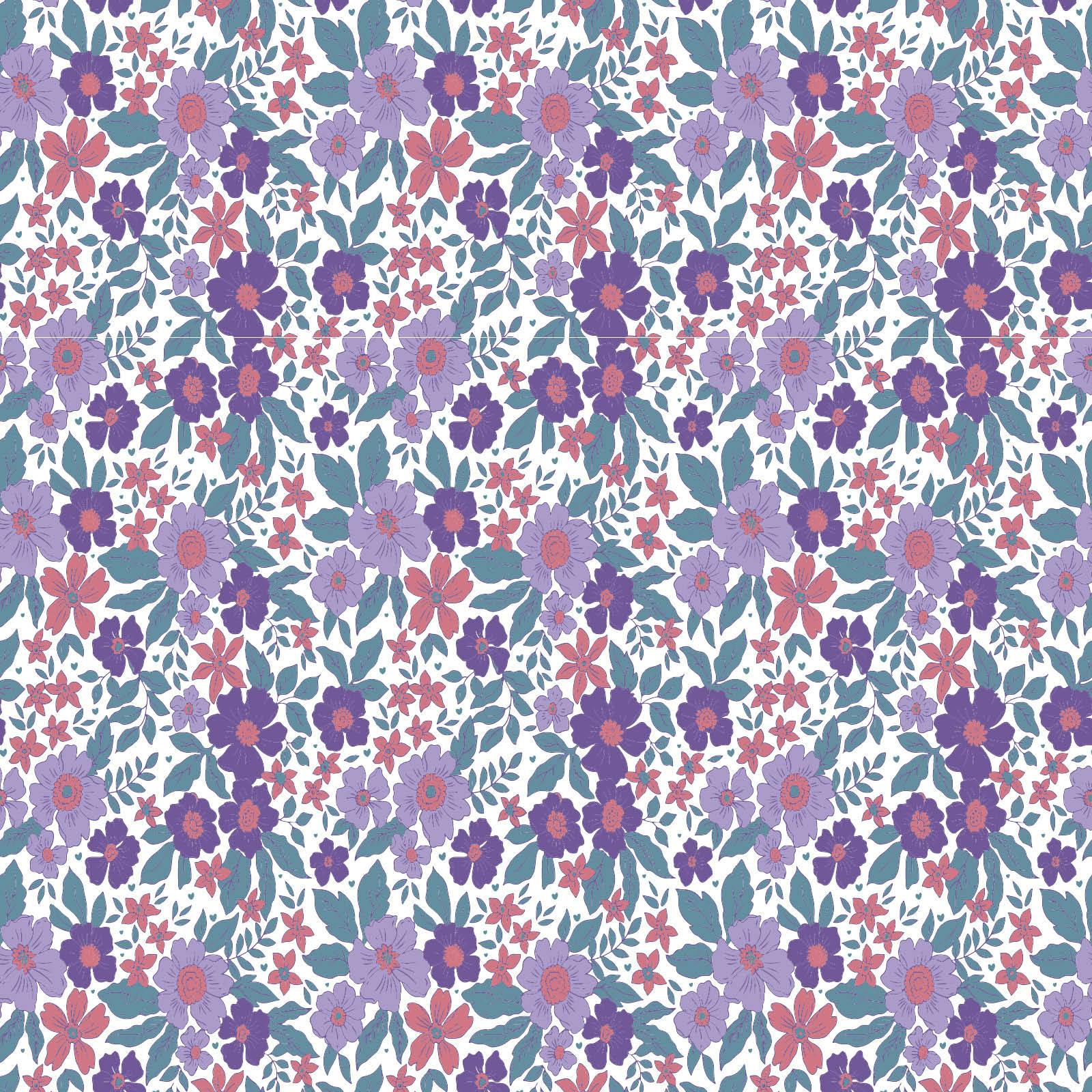 Libby Girls' Dress Blackberry Floral