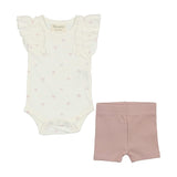 Ruffle Onesie & Short Set