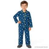 Boys Buttondown Pajama Set | All-Star Sports