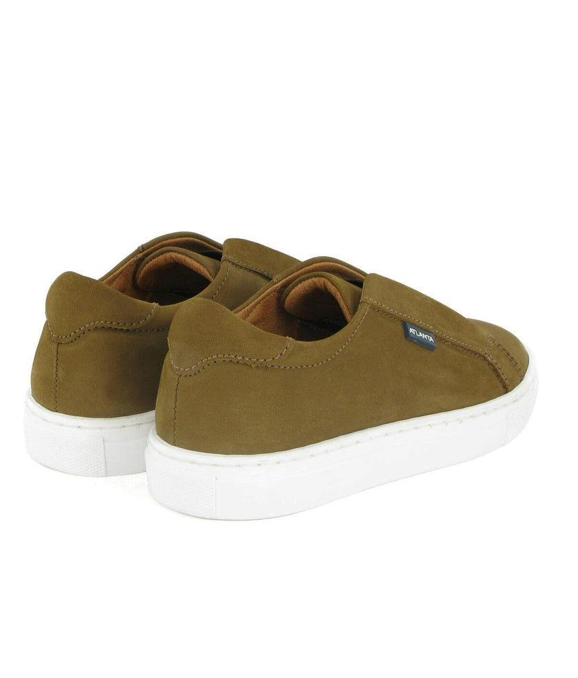 Nubuck Leather Sneaker, Camel