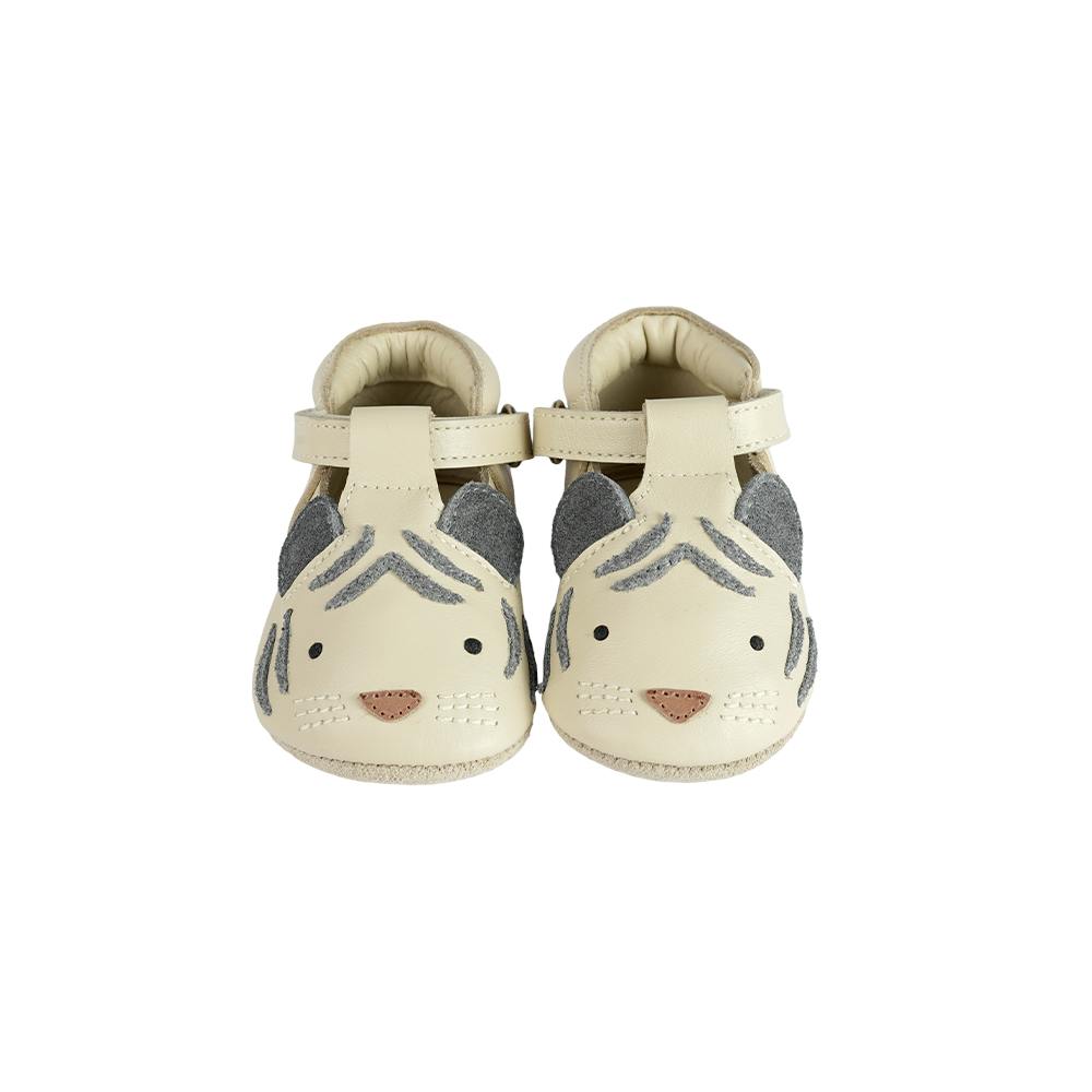 Spark Special Shoes | White Tiger | Cream Leather
