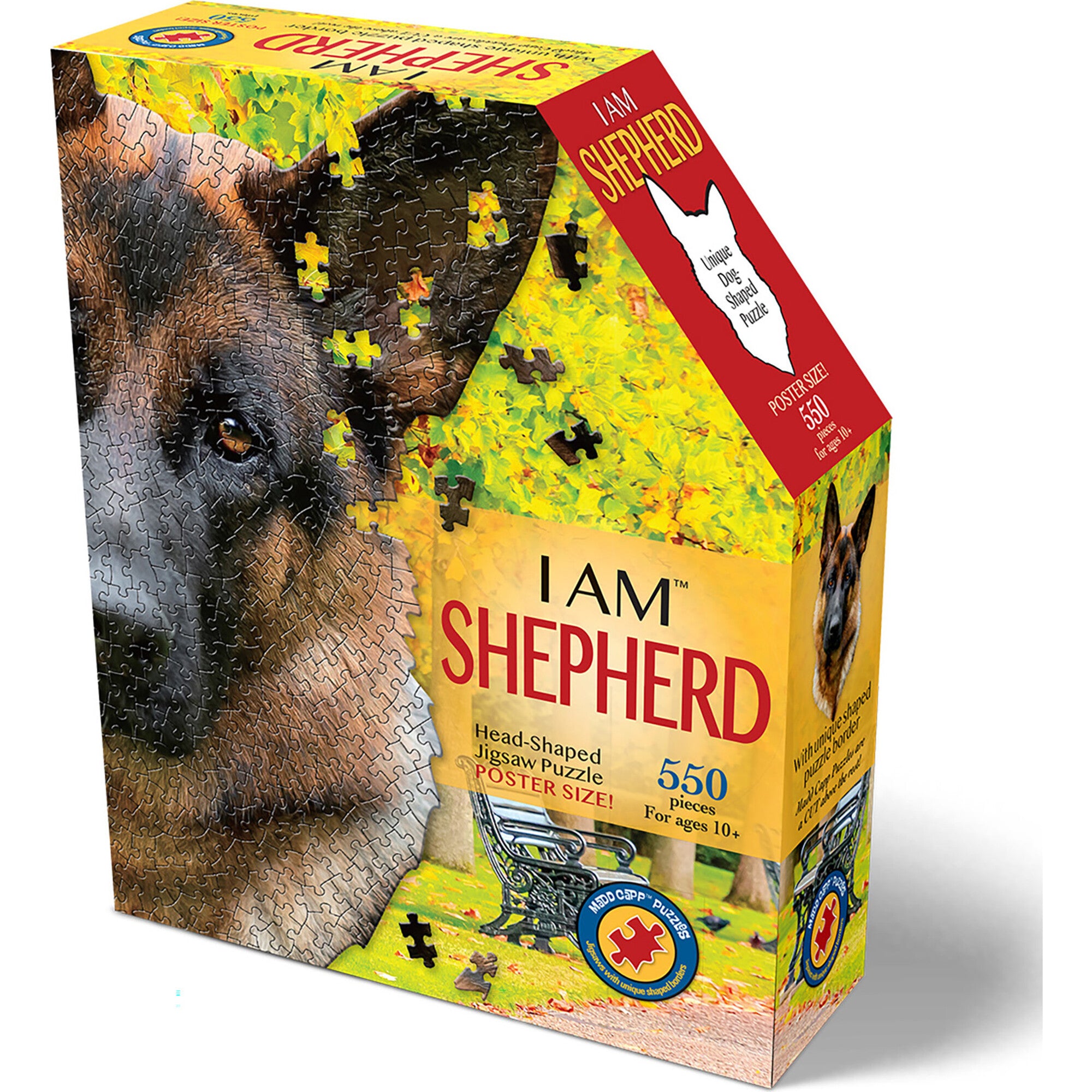 Madd Capp: I Am Shepard - 550 Piece Puzzle - Shaped Animal Jigsaw
