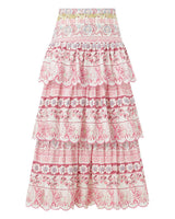 Lara Embroidered Maxi Skirt
