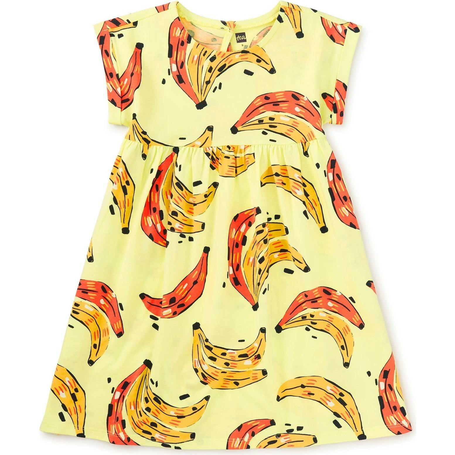 Short Sleeve Empire Dress 2.0, Yellow