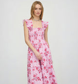 The Ellie Nap Dress - Pink Delft Bouquet