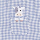 Cute Farm Animals Appliques - Jon Jon with Short Sleeve Bodysuit