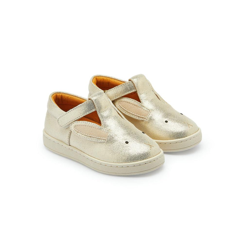 Esterre Shoes | Bunny | Silver Metallic Leather
