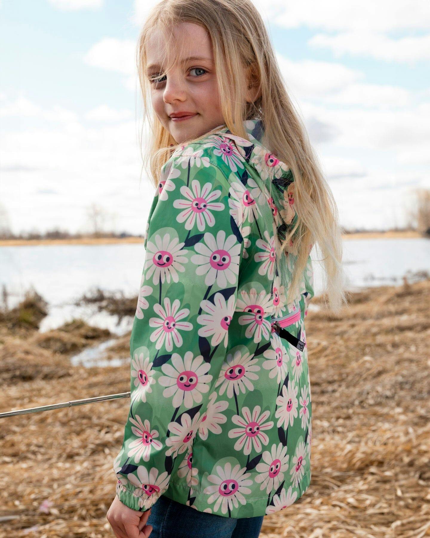 Packable Windbreaker In Polyester