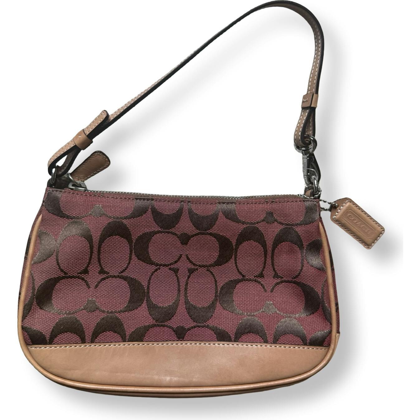 Vintage Coach Signature Demi Shoulder Bag