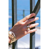 Dawn Light Pearl Wide Ring