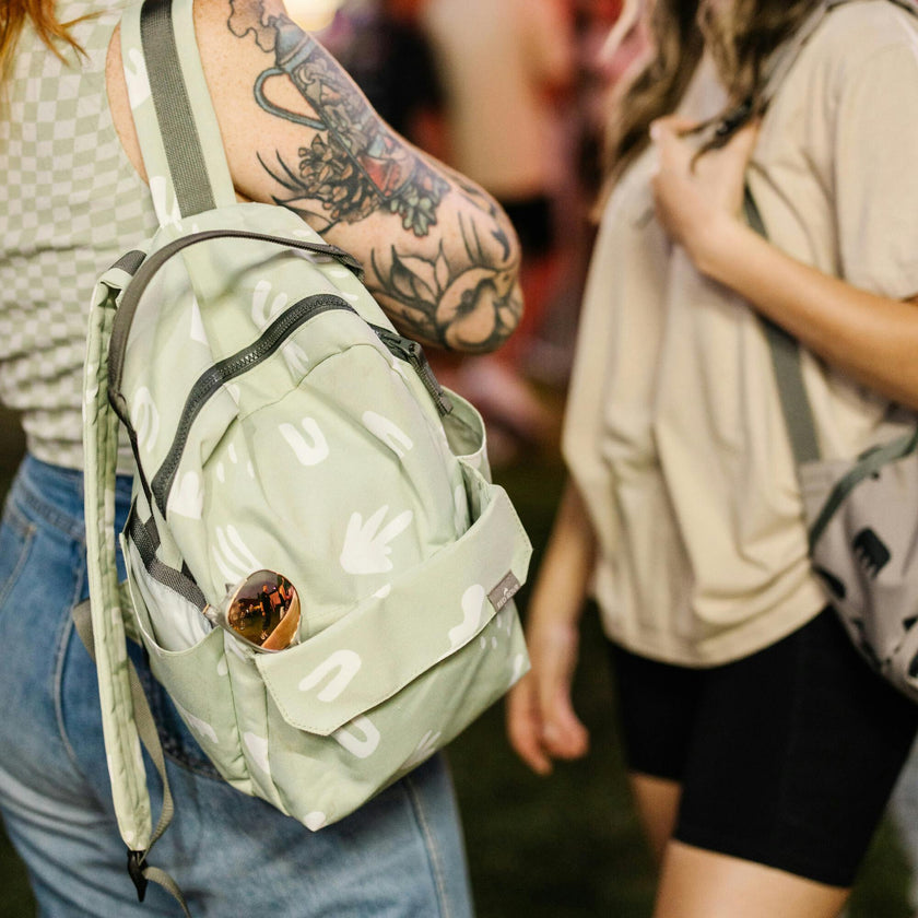 Red Rovr Mini Roo Backpack - Pear Doodle