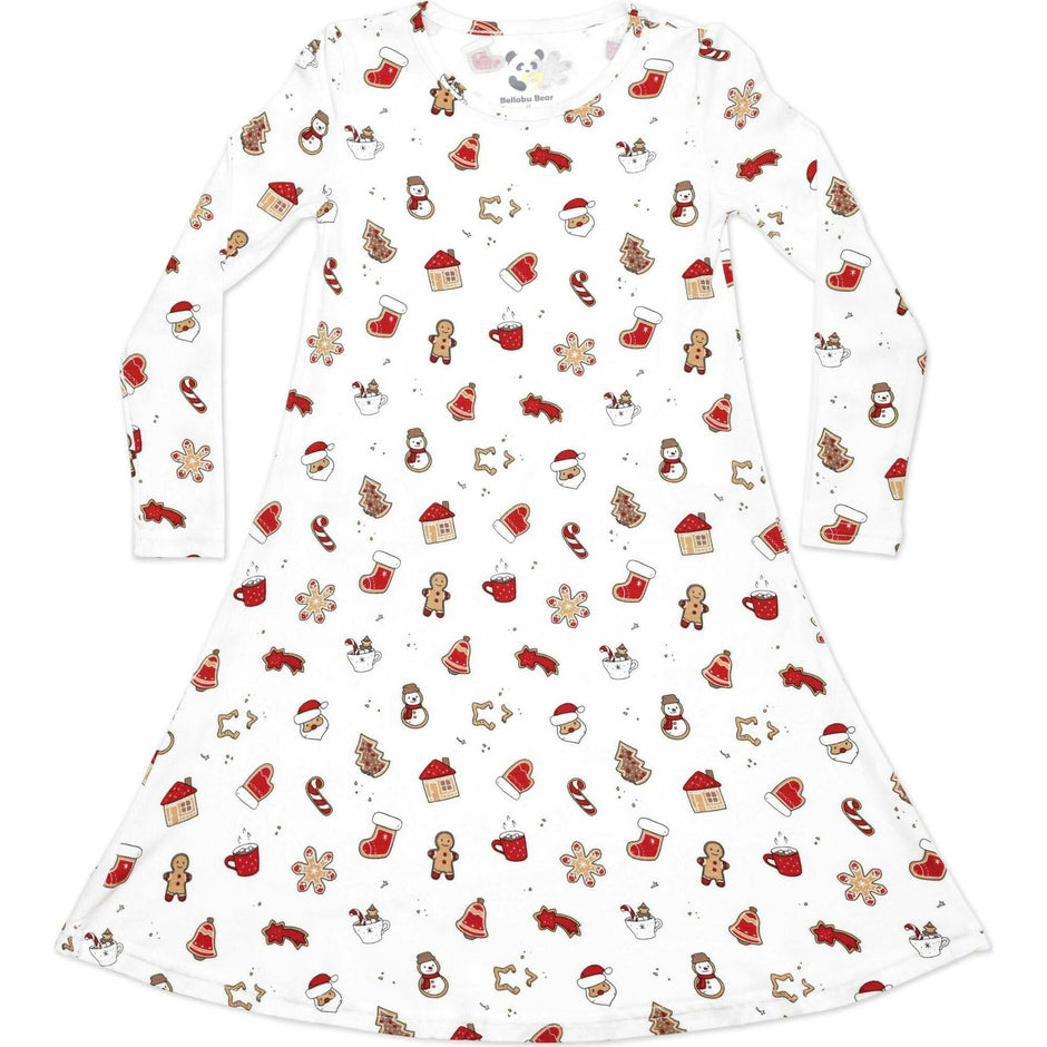 Sugar Cookies Bamboo Girls' Long Sleeve Dress