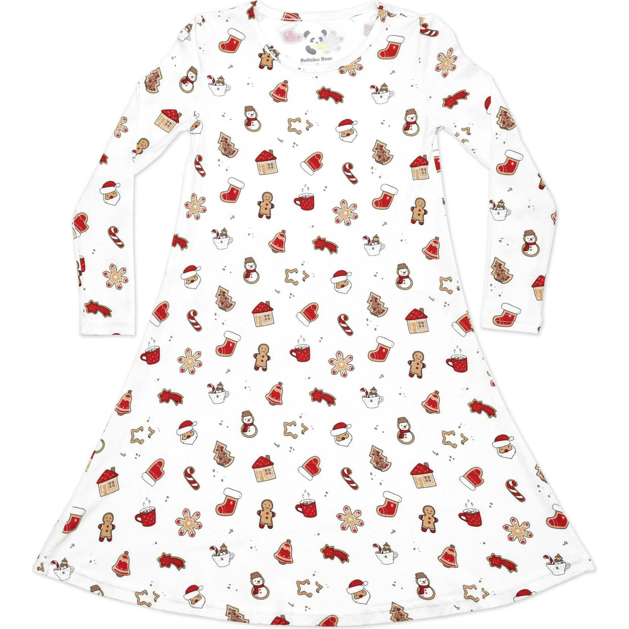 Sugar Cookies Bamboo Girls' Long Sleeve Dress