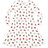 Sugar Cookies Bamboo Girls' Long Sleeve Dress