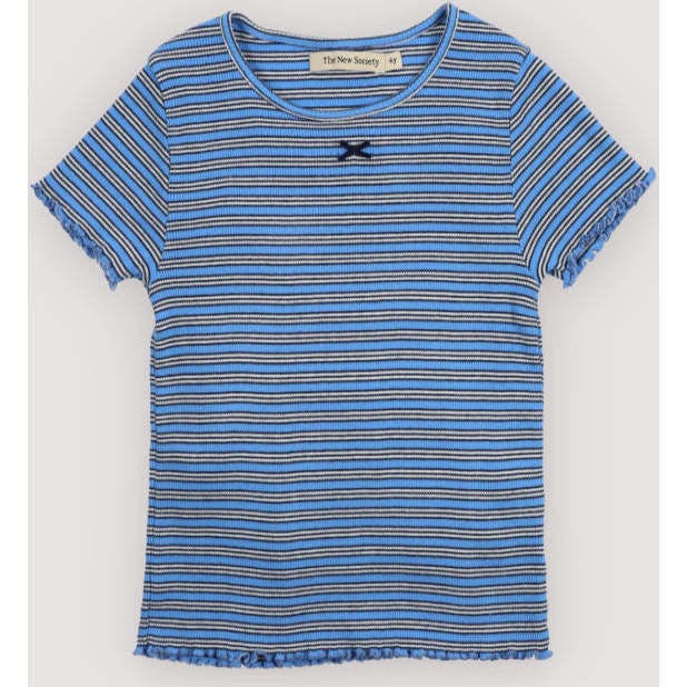 TNS Rib Tee Summer Midnight Mini Stripes