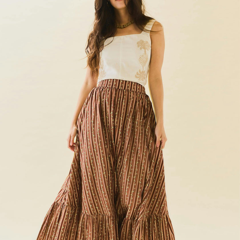 Joanie Skirt, Fresh Garden Floral