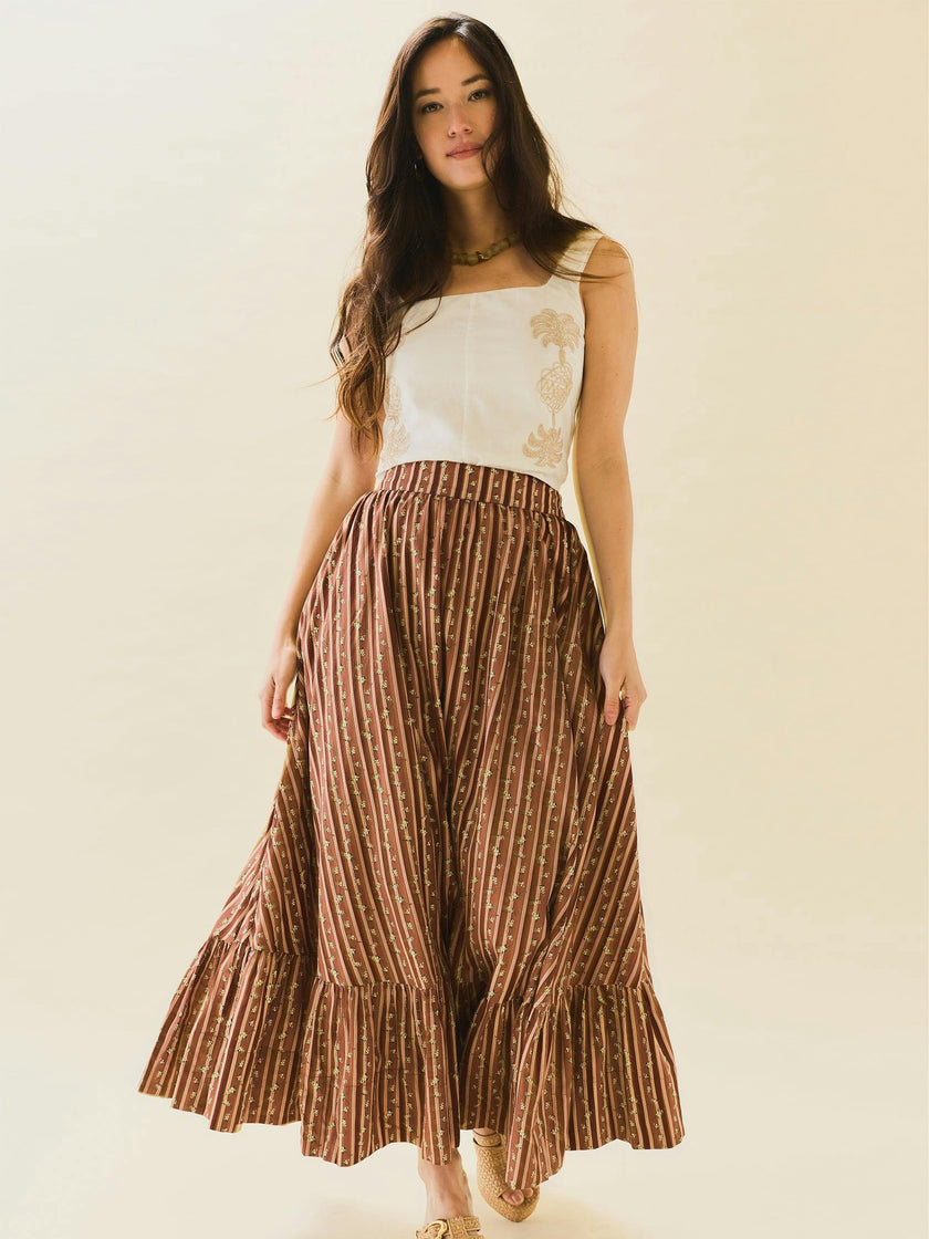 Joanie Skirt, Fresh Garden Floral