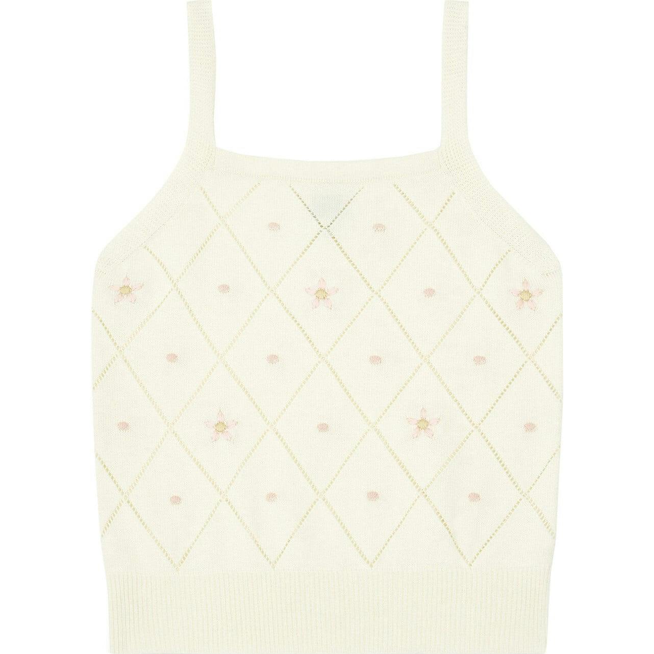 BONTON Tiny Flowers Lilli Knit Tank Top