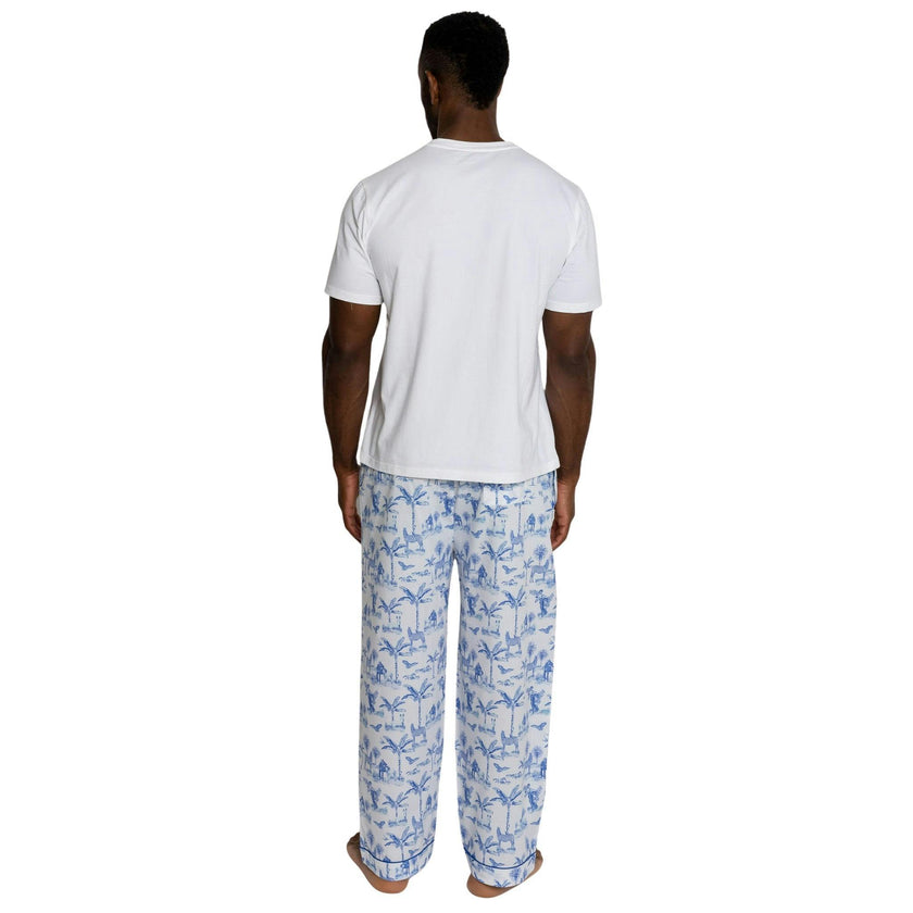 Men's Skydog Toile Blue PJ Pants