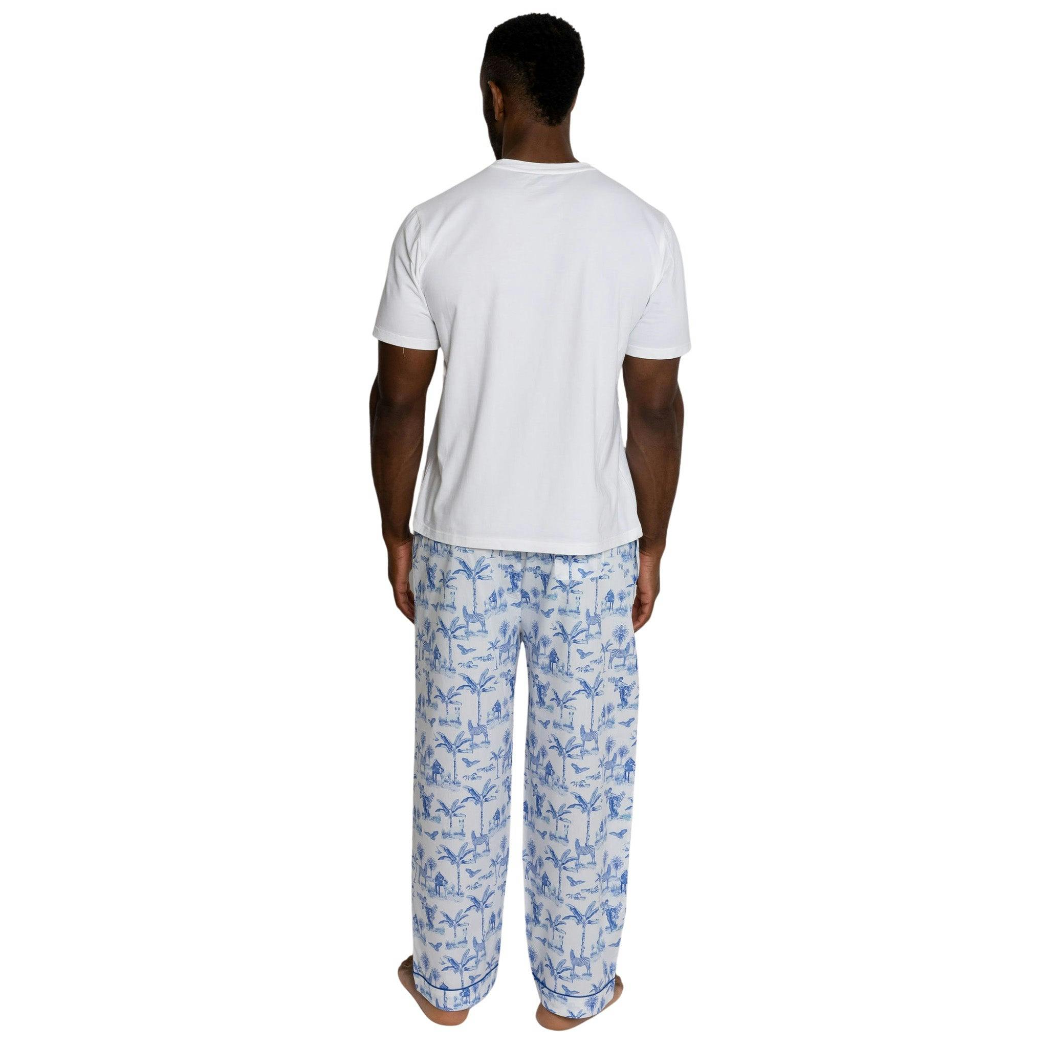 Men's Skydog Toile Blue PJ Pants