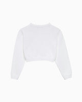 Baby Sophie Cropped Cardigan in White