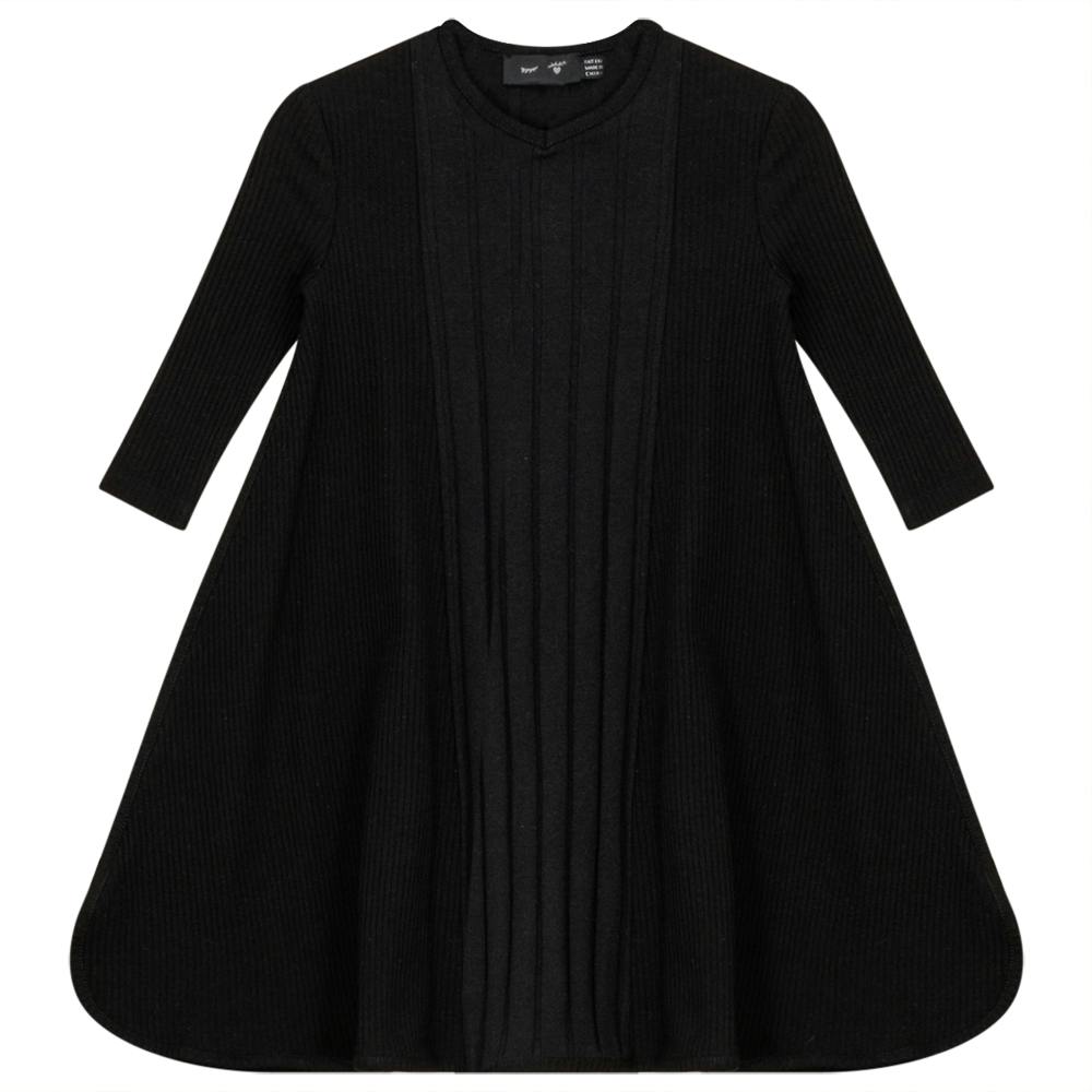 Wide And Narrow Rib Dress