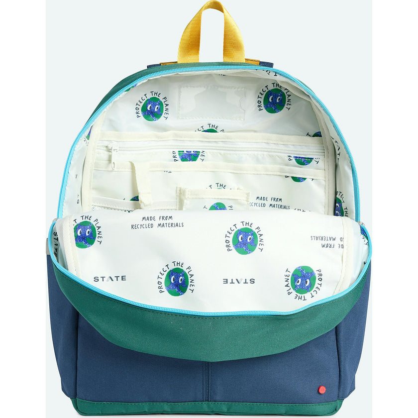 Kane Backpack, Green/Navy