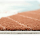 Malena Velvet Graphic Print Rectangular Rug