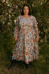 Selena Dress in Watercolor Floral
