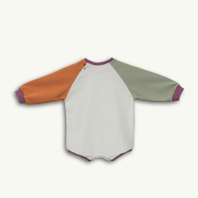 children's cotton playsuit - multicoloured