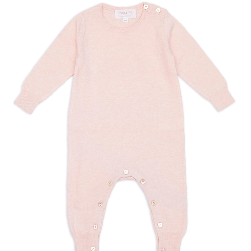 Baby Angel Onesie | Blush Pink