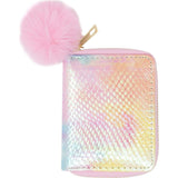 Shiny Tie Dye Mermaid Scale Wallet