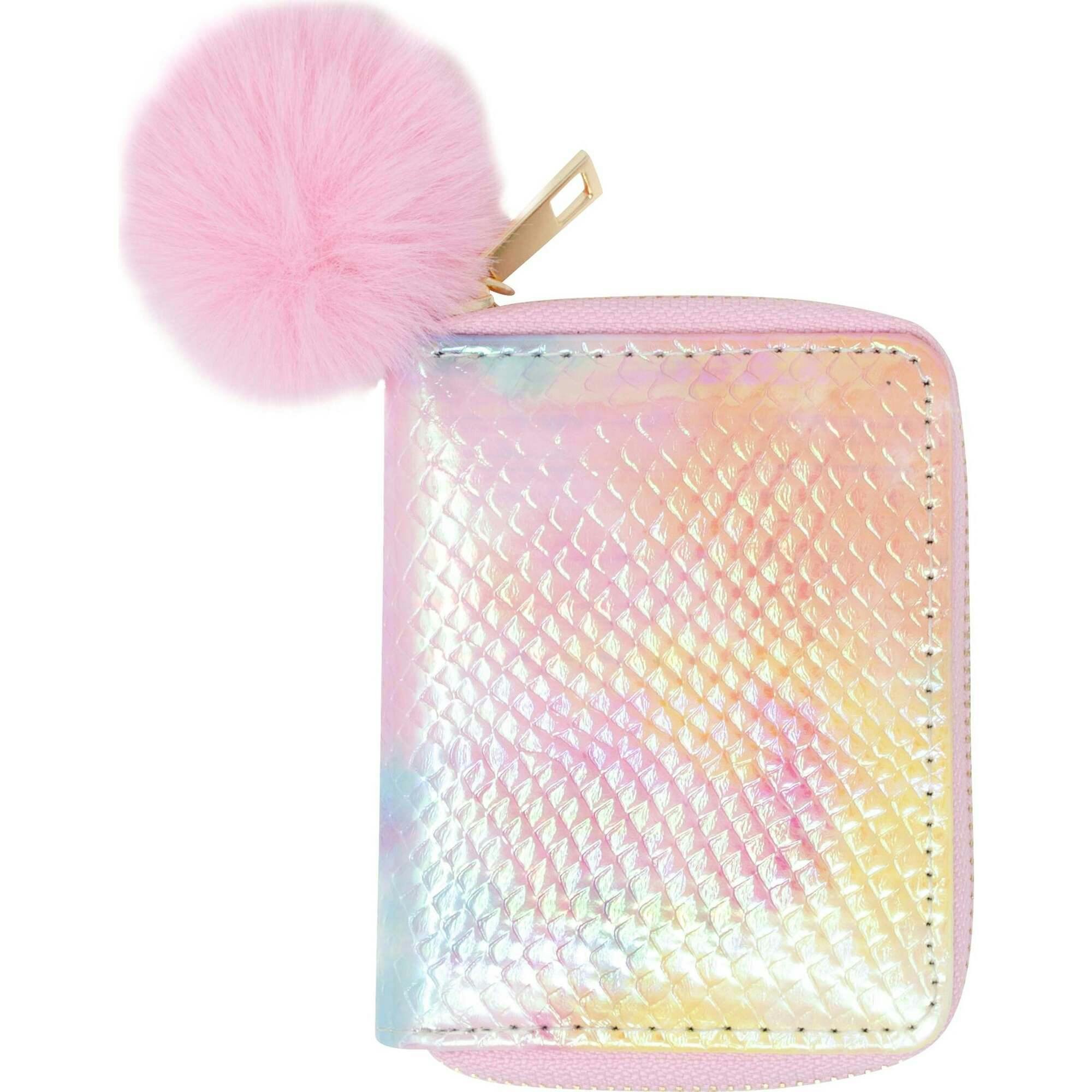 Shiny Tie Dye Mermaid Scale Wallet