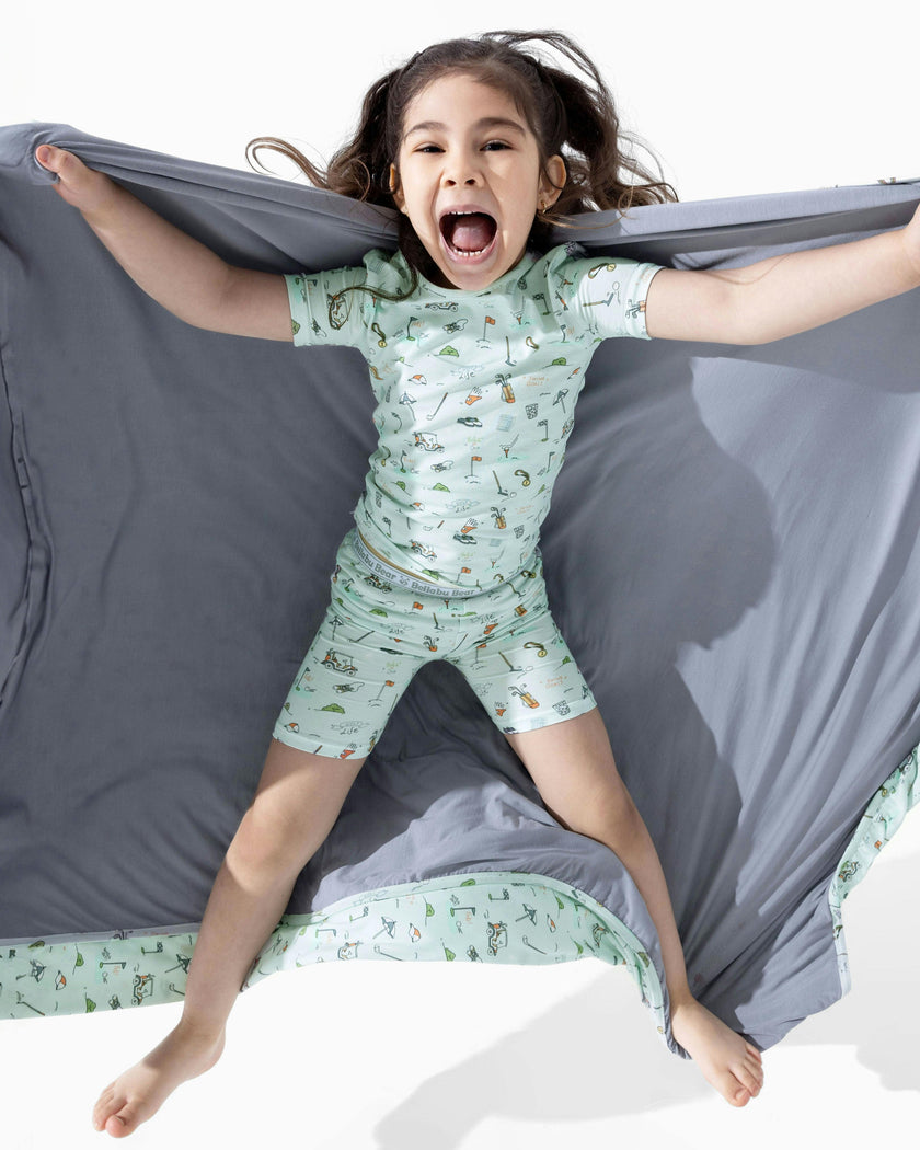 Golf Bamboo Kids Pajama Short Set