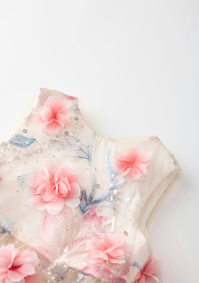 Rosalia Embroidered Mini Dress (Baby)