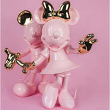 Minnie WELCOME Pastel Pink & Gold 12in