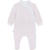 Pink Leaves Pima Baby Pajama