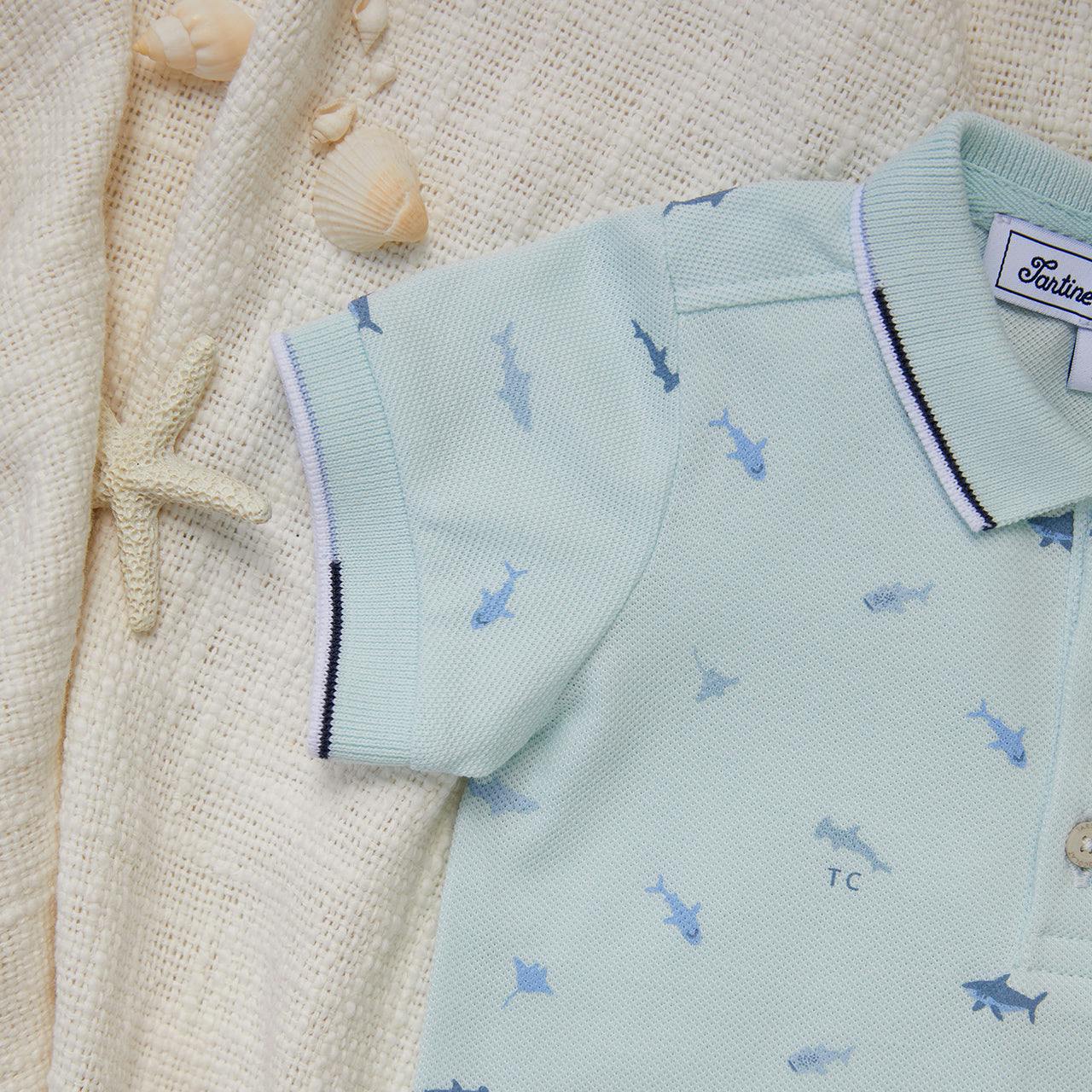 TARTINE ET CHOCOLAT Ocean Friends Baby Polo