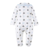 Prince Crown Print Footie
