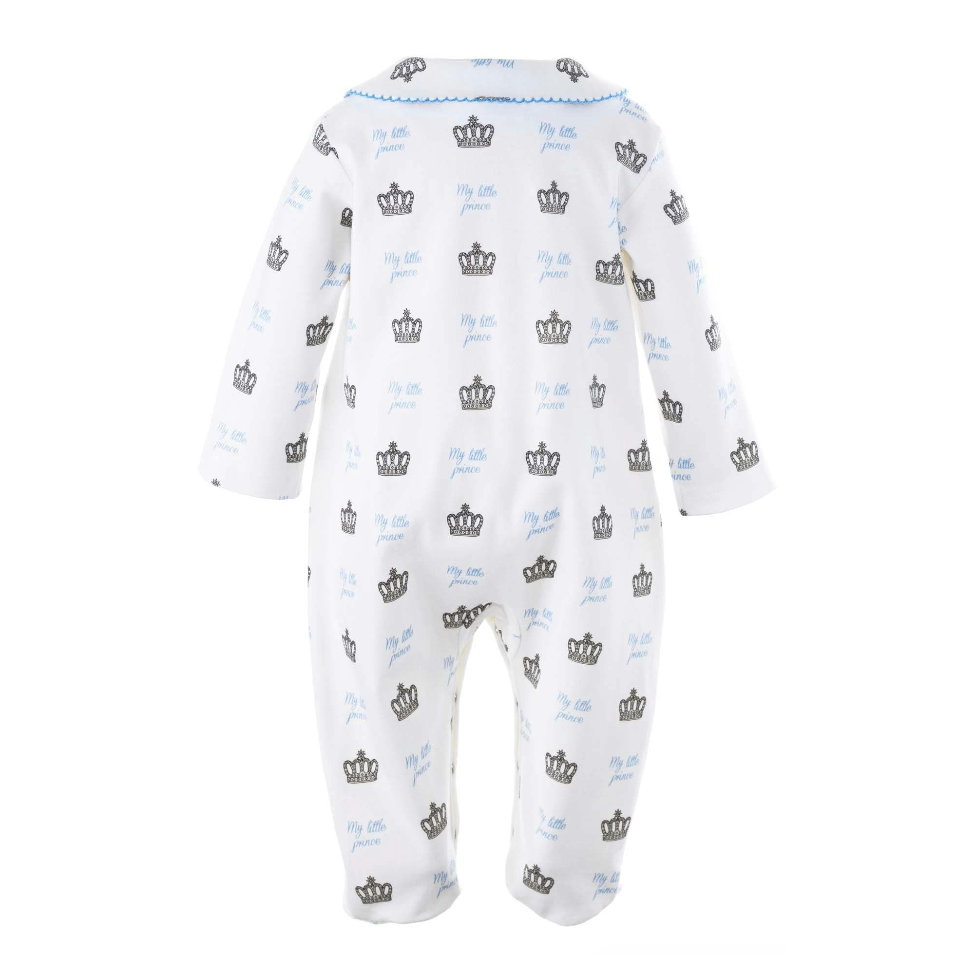 Prince Crown Print Footie