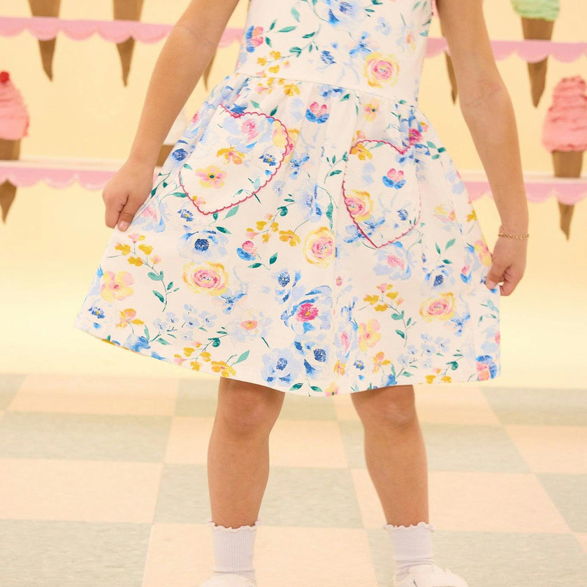 Rue Playdress in Blue Bouquet