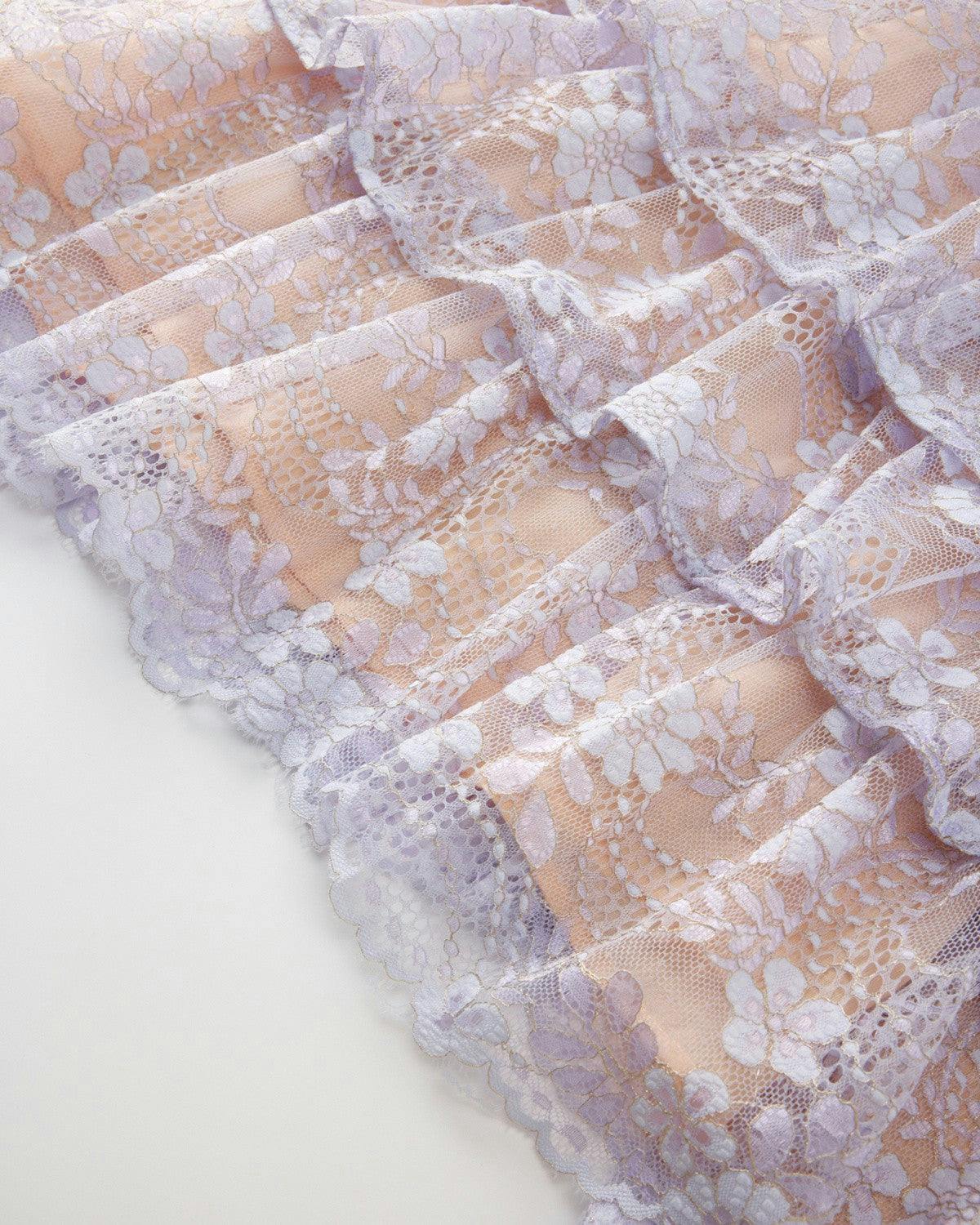 Tanya Lace Frill Maxi Dress