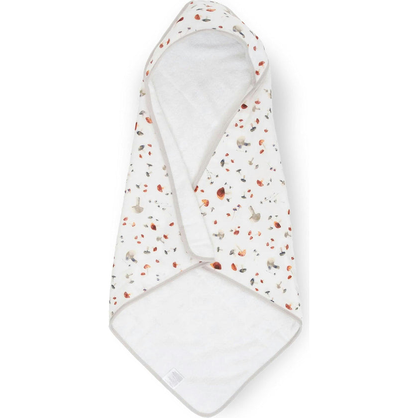 Infant Hooded Towel - Mushrooms