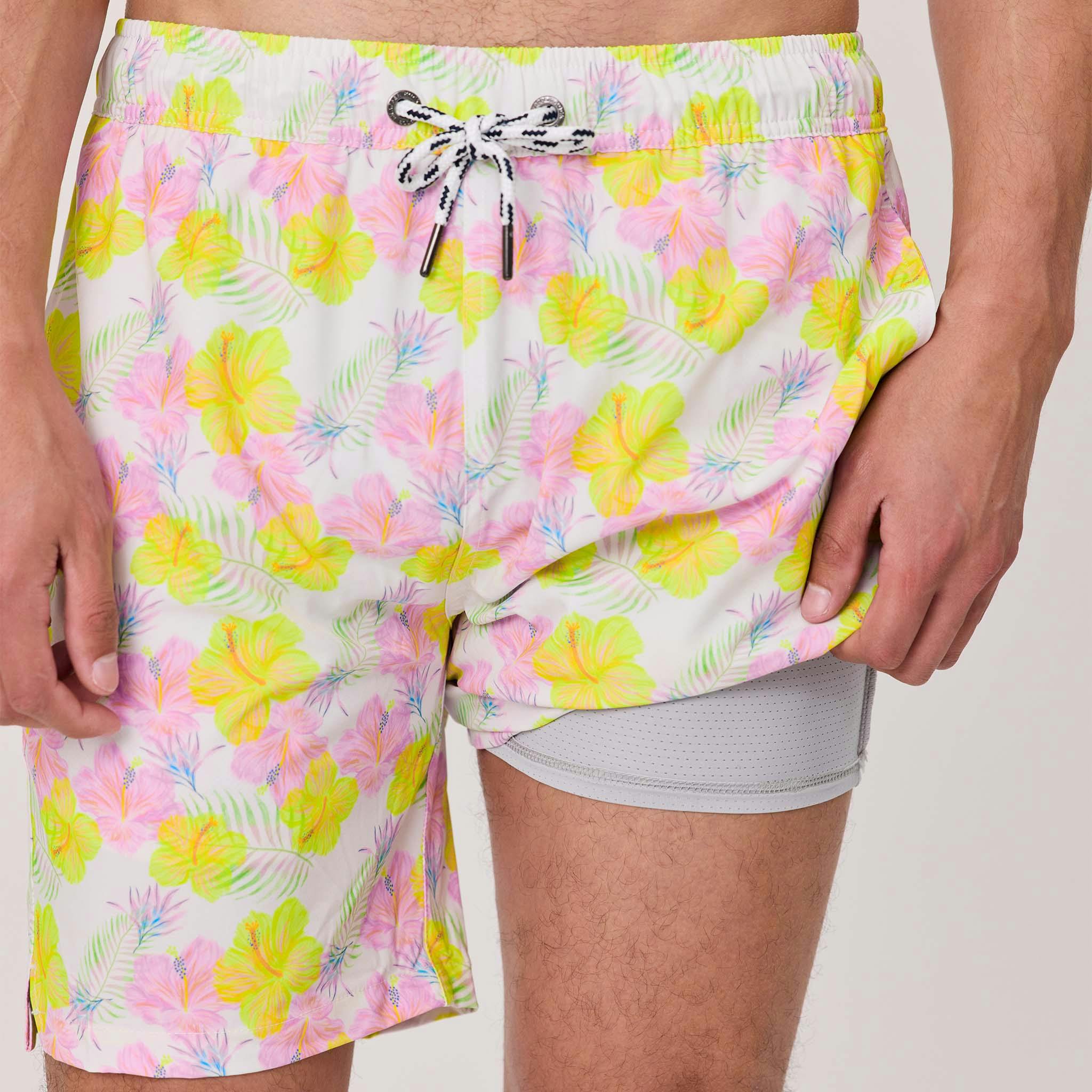 Mens Aloha Vacay Recycled Swim Short
