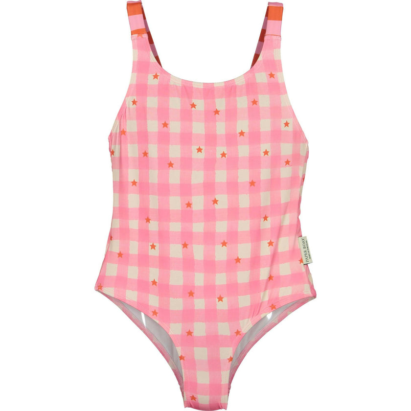 Gingham stars swimsuit