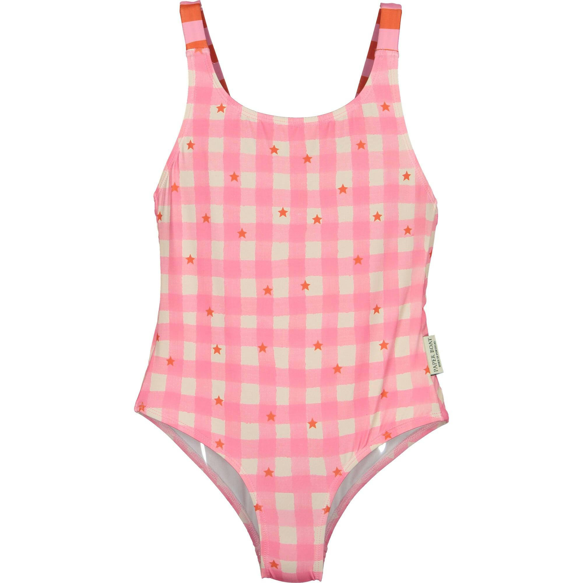 Gingham stars swimsuit