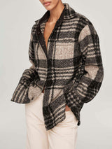 Faye Shirt | Fuzzy Plaid