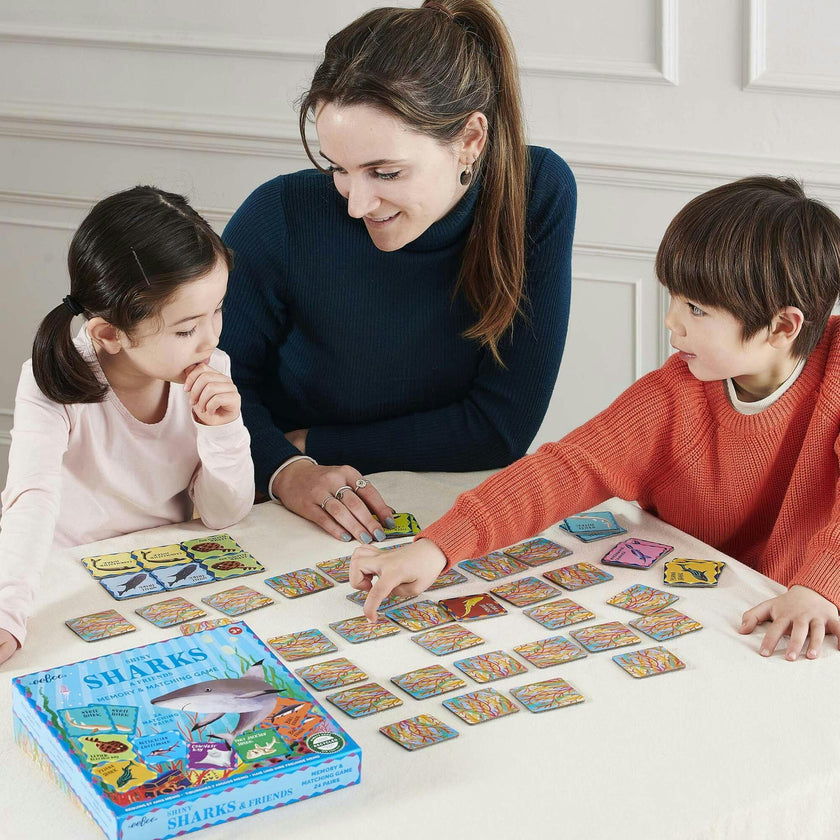 Memory & Matching Game: Shiny Sharks & Friends