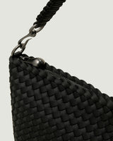 Porto Medium Half-Moon Bag | Onyx